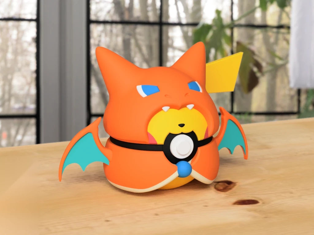 #0006 - Pikachu Charizard Poncho