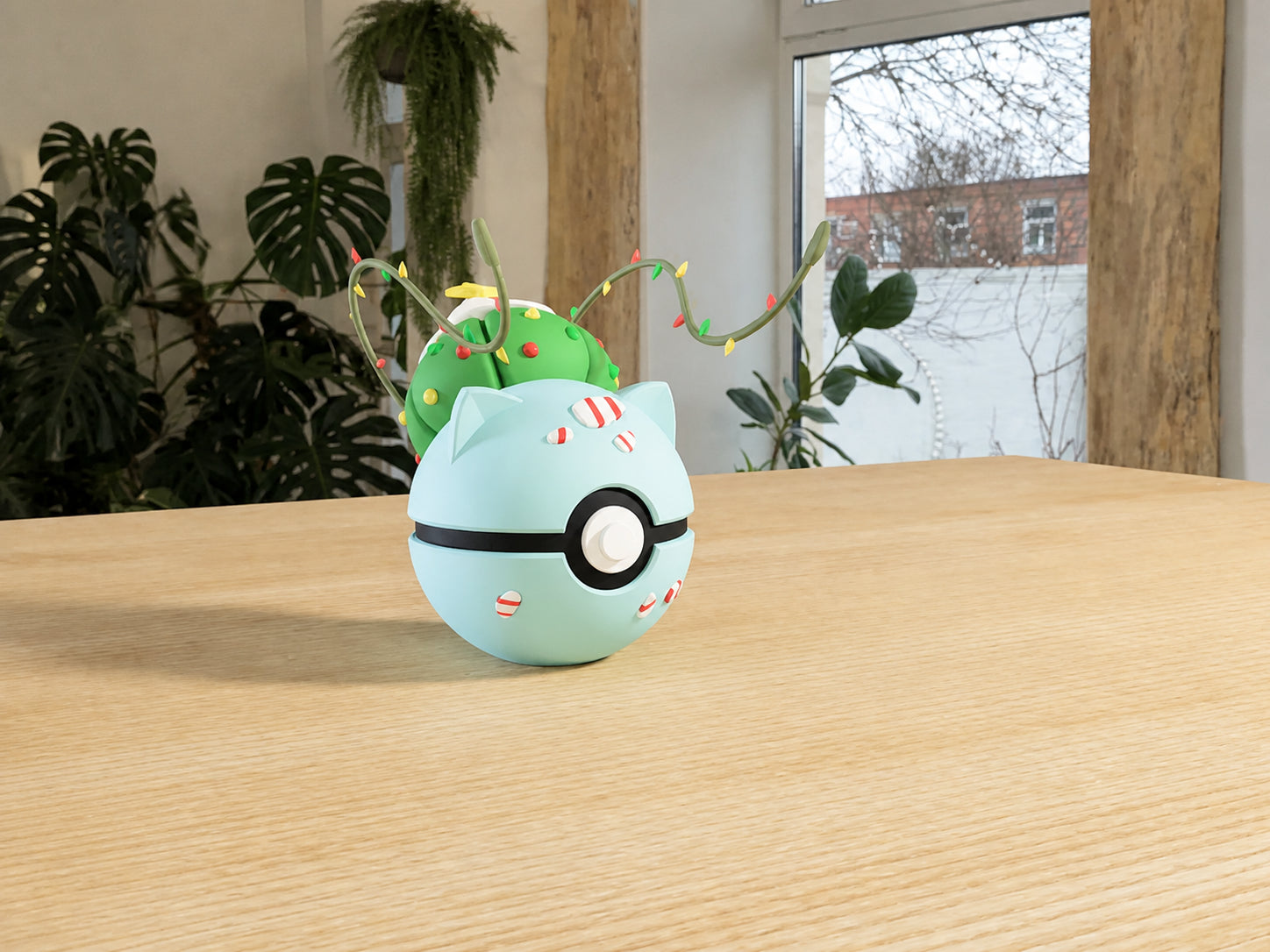 #0001 - Bulbasaur - Christmas
