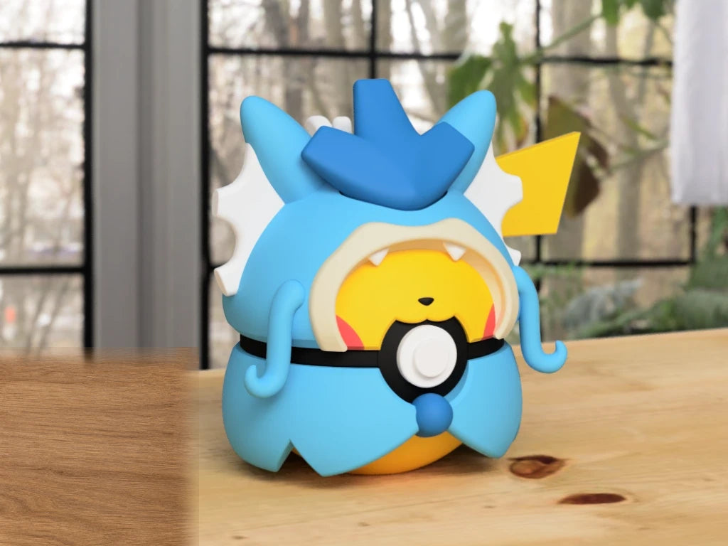 #0130 - Pikachu Gyarados Poncho