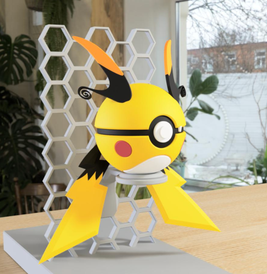 Mega Raichu X Character Ball