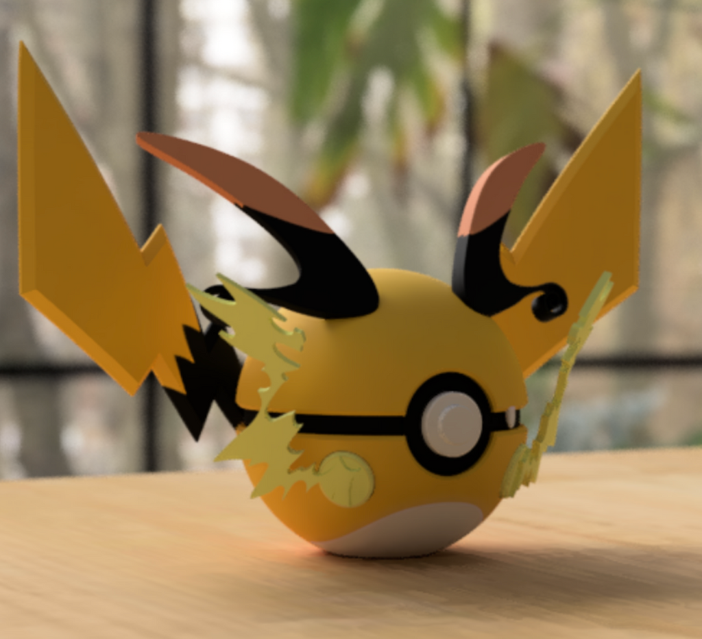 Mega Raichu X Character Ball